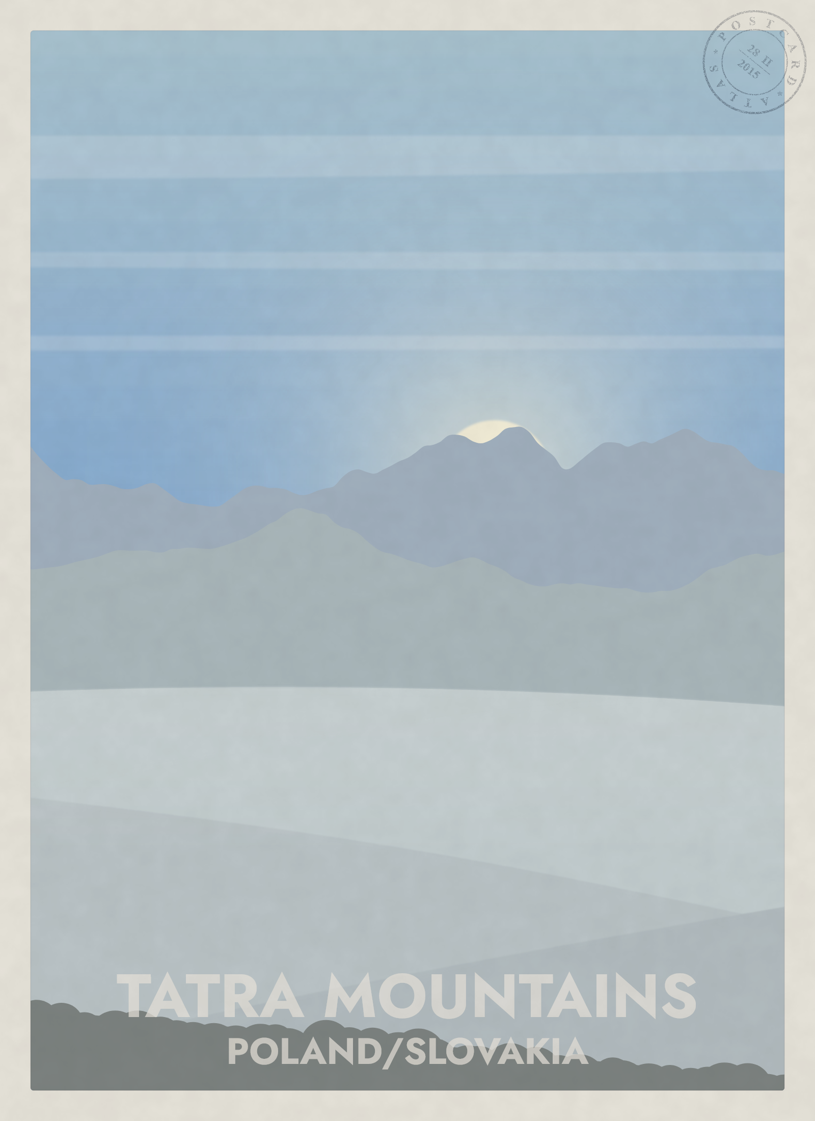 Tatra Mountains during the day in winter