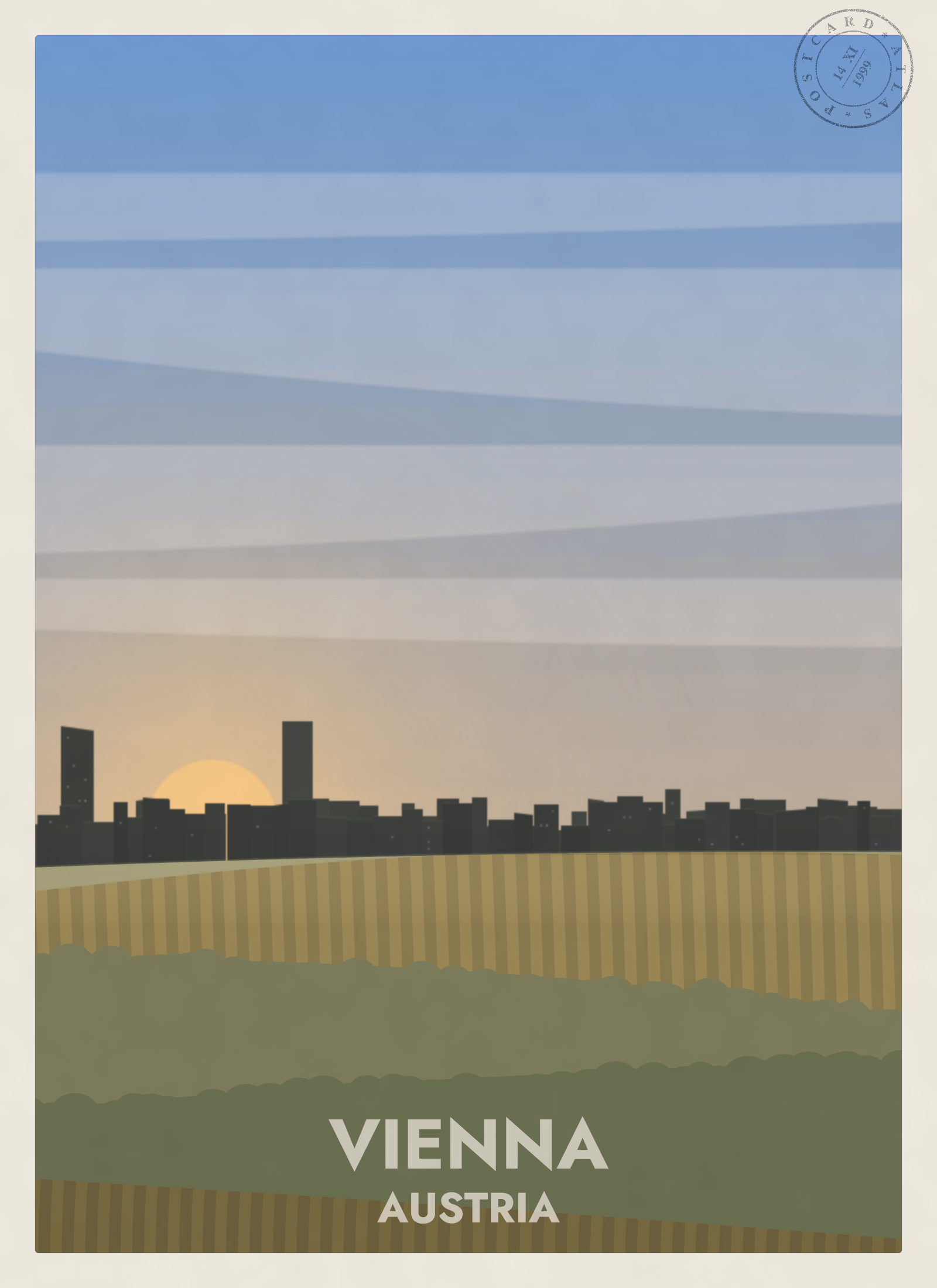 Vienna during the day in autumn